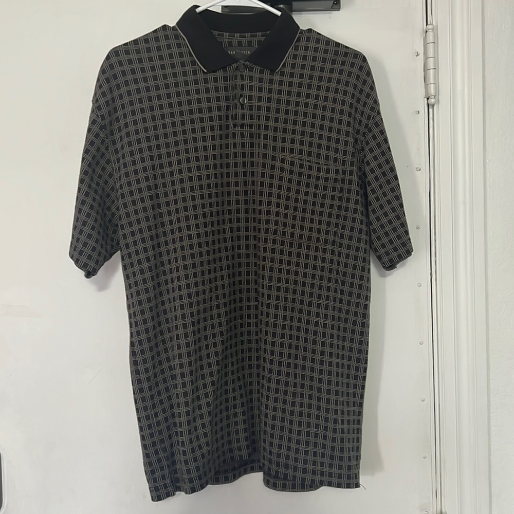 Van Heusen Men Dress Button Up Dress Shirt